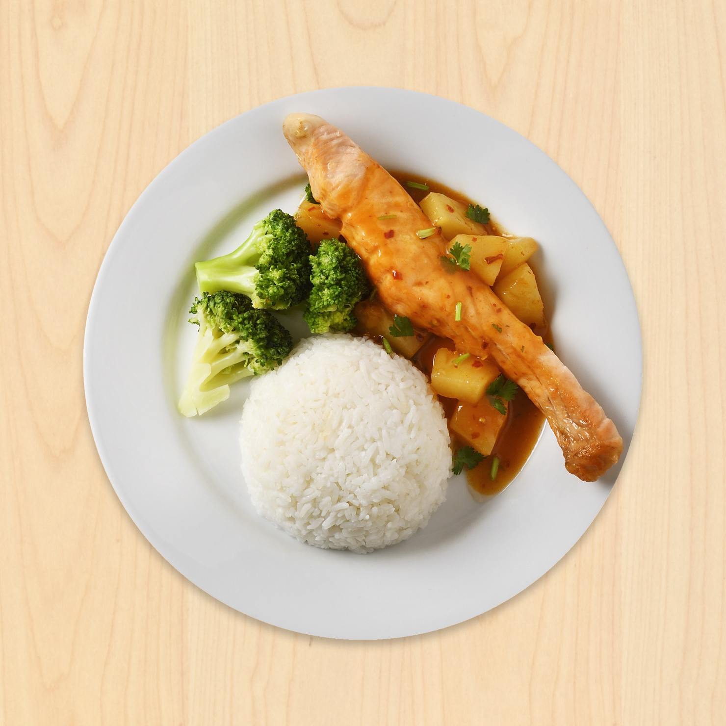 IKEA Family Thailand - Food Offers - Pineapple Sweet Chili Salmon with Rice