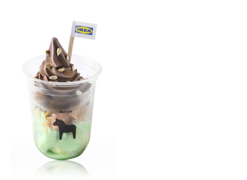 IKEA Family Thailand - Food Offers - Plant-based oat ice cream parfait - chocolate mint flavour