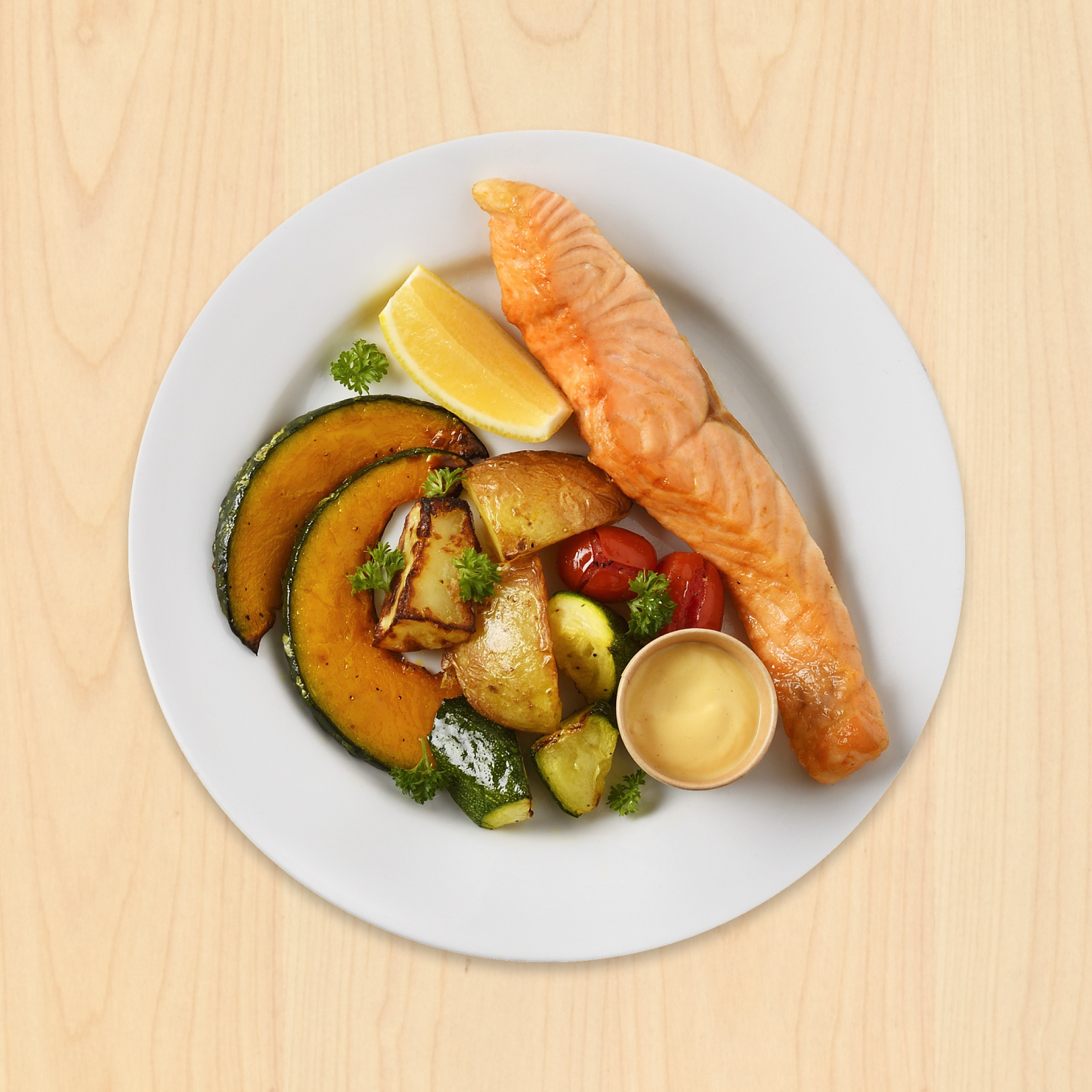 IKEA Family Thailand - Food Offers - Salmon Steak with Grilled Vegetable
