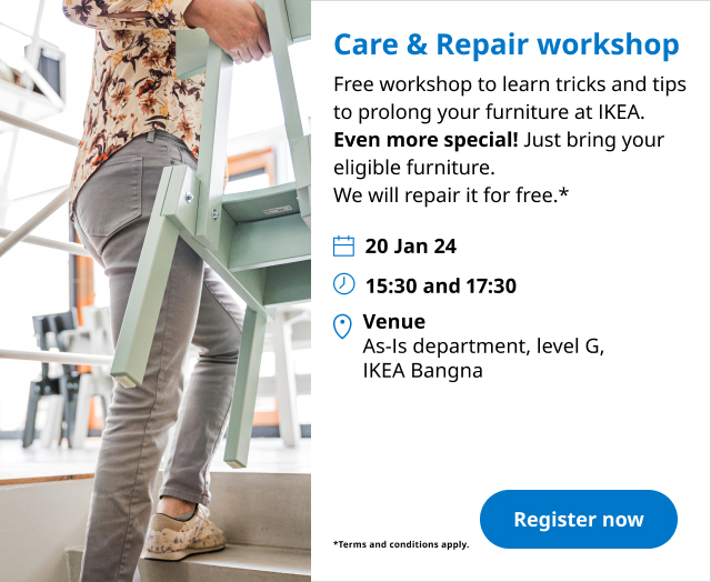IKEA Family Thailand - Care and Repair