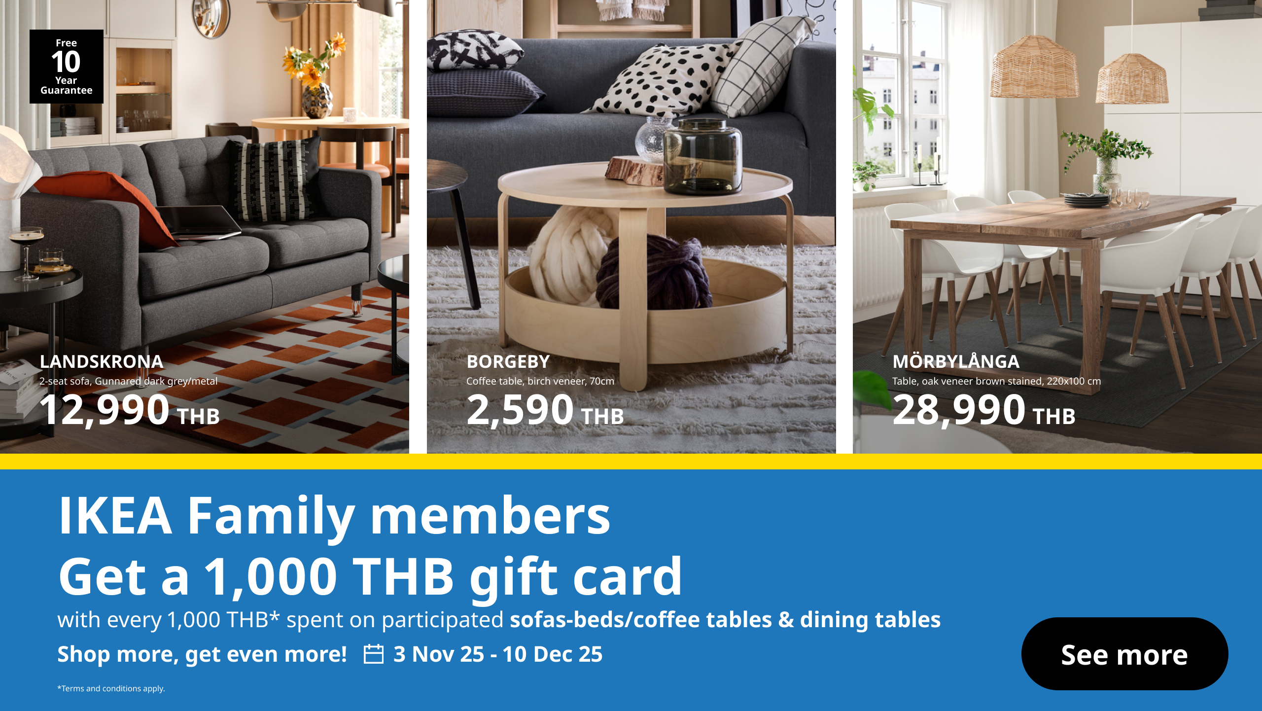 IKEA Family Thailand - Product Offers Rewamp Banner 2